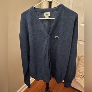 Vintage 1980s Lacoste Cardigan